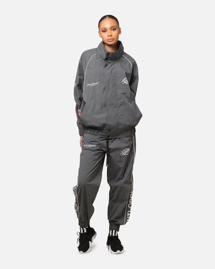 The Anti Order Track Club Windbreaker Jacket Dark Grey/Grey