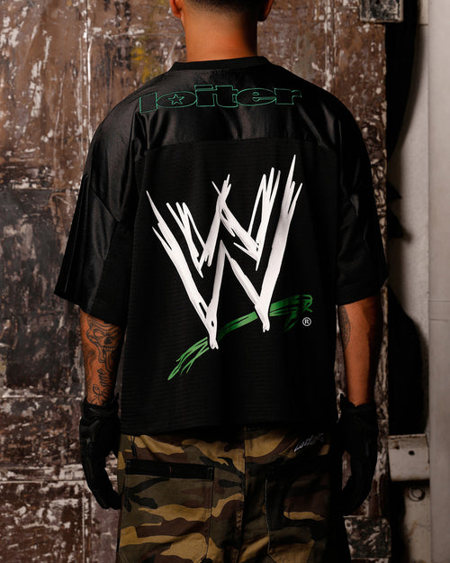 Loiter X WWE Wrestle Mania Training Jersey Black