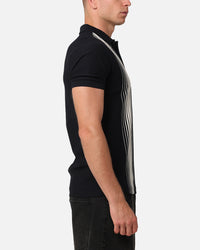 Fred Perry Ombre Stripe Polo Shirt Navy