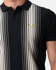 Fred Perry Ombre Stripe Polo Shirt Navy