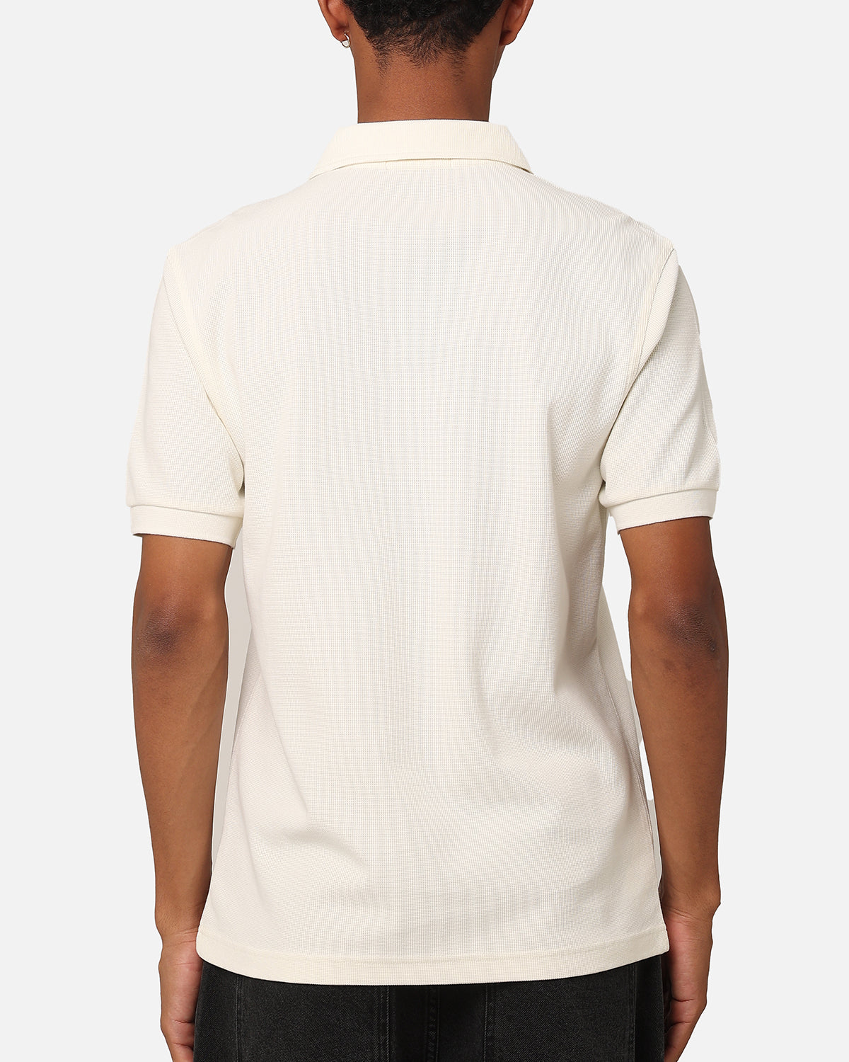 Fred Perry Open Waffle Polo Shirt Ecru | Culture Kings US