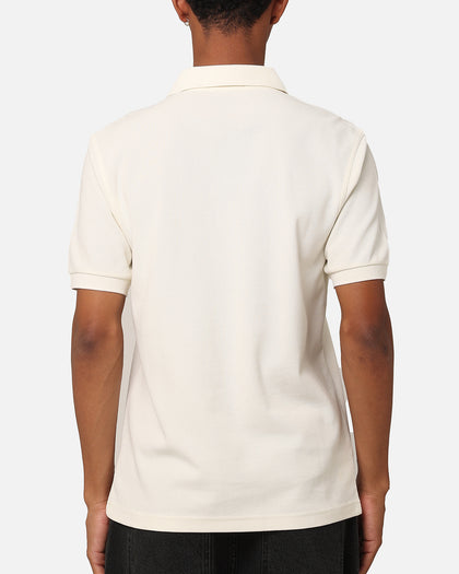 Fred Perry Open Waffle Polo Shirt Ecru