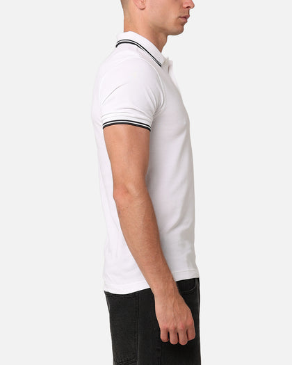 Fred Perry Twin Tipped Polo Shirt White/Black
