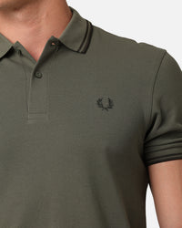 Fred Perry Twin Tipped Polo Shirt Green