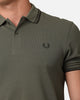 Fred Perry Twin Tipped Polo Shirt Green