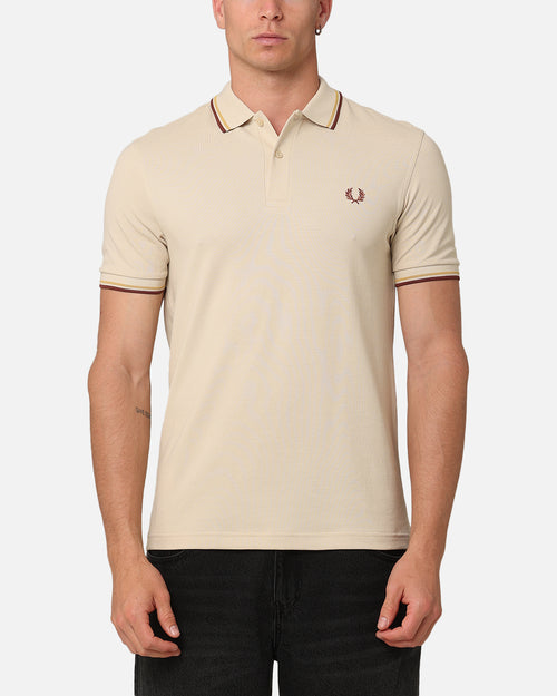Fred Perry Twin Tipped Polo Shirt Oatmeal