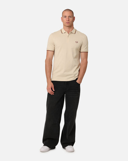 Fred Perry Twin Tipped Polo Shirt Oatmeal