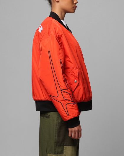 Loiter Cyber Reversible Bomber Jacket Red/Green