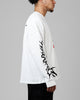 Loiter American Dream Waffle Knit Long Sleeve T-Shirt White