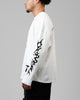Loiter American Dream Waffle Knit Long Sleeve T-Shirt White