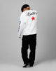 Loiter American Dream Waffle Knit Long Sleeve T-Shirt White