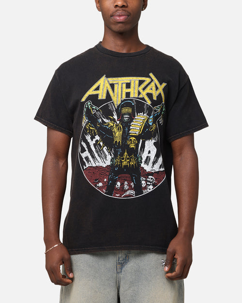 Anthrax ATL World Tour T-Shirt Black Vintage