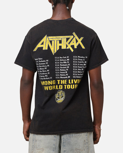 Anthrax ATL World Tour T-Shirt Black Vintage