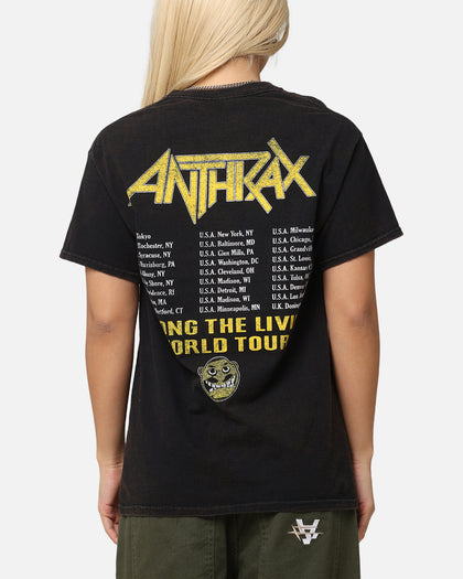Anthrax ATL World Tour T-Shirt Black Vintage