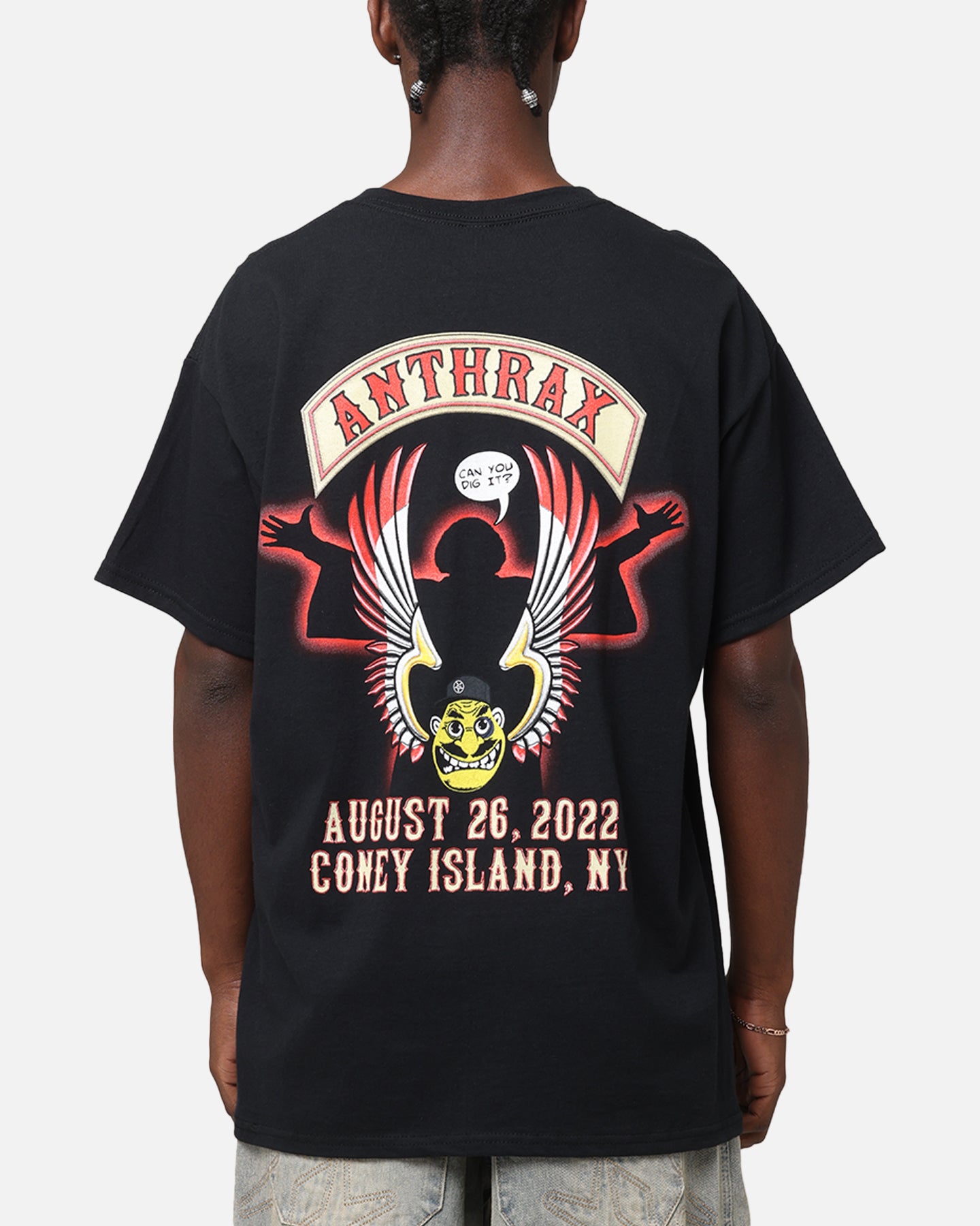 Anthrax Coney Island T-Shirt Black | Culture Kings US