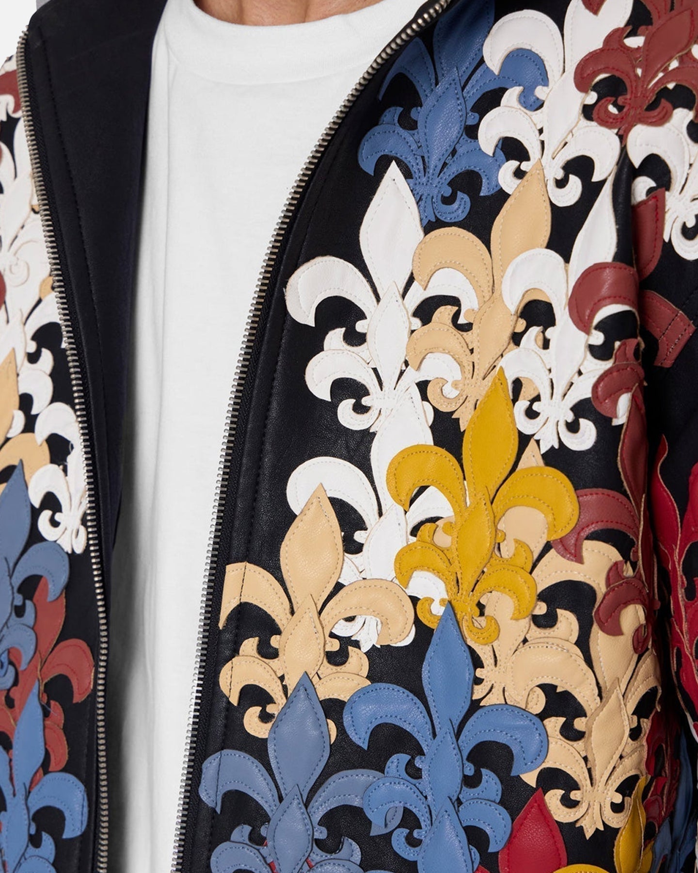MNML Fleur De Lis All-Over Hoodie Multi | Culture Kings US