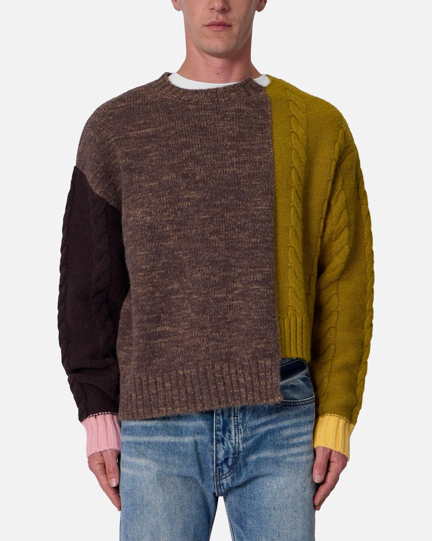MNML Mix Match Knitted Sweater Multi | Culture Kings US