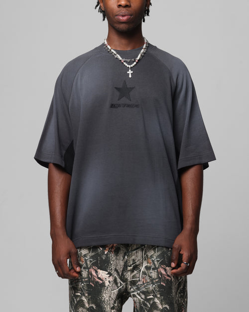 Loiter Daytona Panel T-Shirt Washed Black