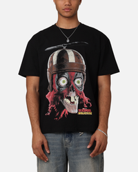 Goat Crew Marvel Deadpool Headpool Heavy T-Shirt Vintage Black