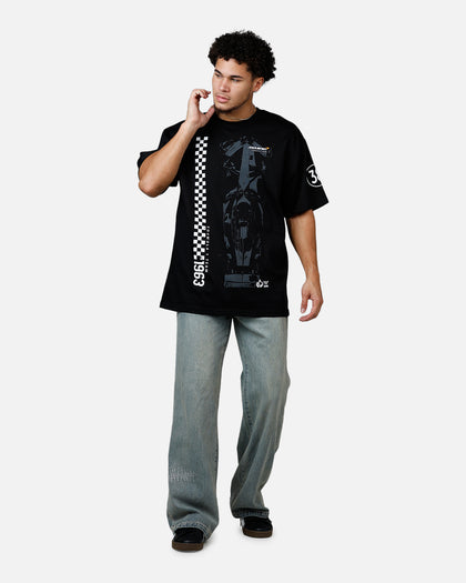 We Are The Wild Collective X Women's Mclaren 'Vegas Grad Prix 2024' T-Shirt Washed Black