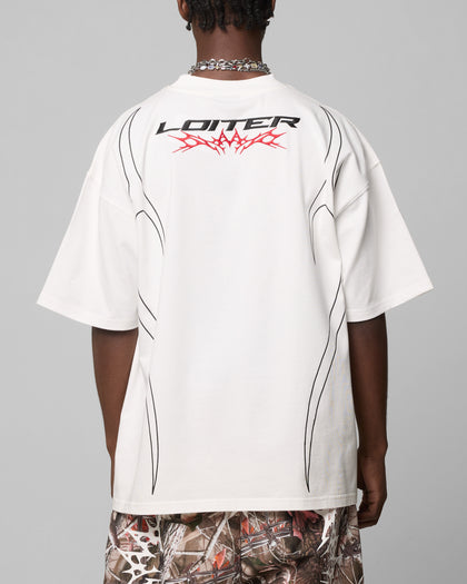 Loiter Trackstar T-Shirt Off White