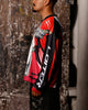 Loiter X WWE The Rock Motorcross Long Sleeve Jersey Red/Black