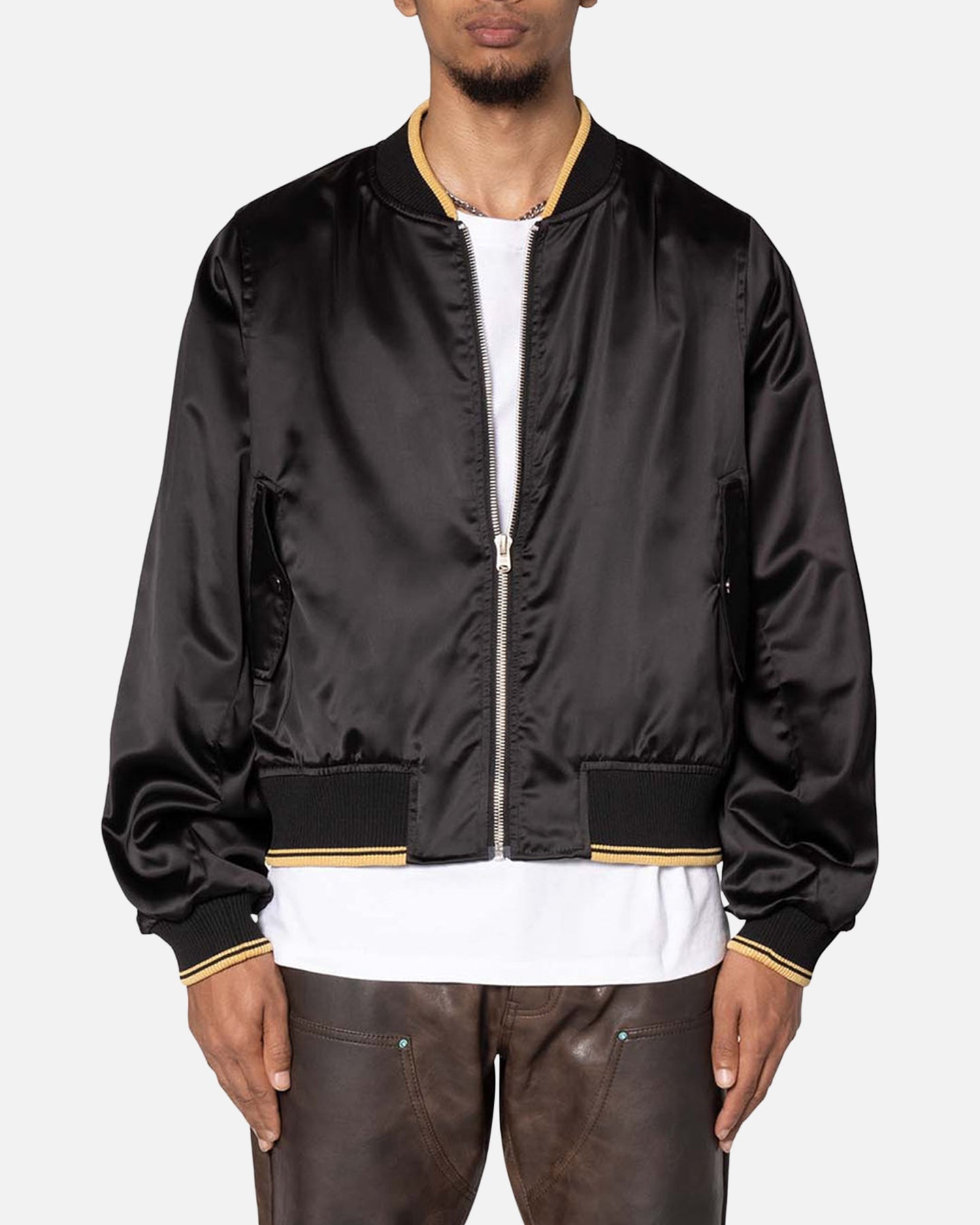 MNML Dark Bark Double Zip Jacket Black | Culture Kings US