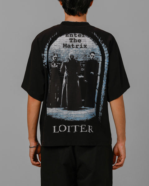 Loiter The Matrix Boxy T-Shirt Washed Black | Culture Kings US