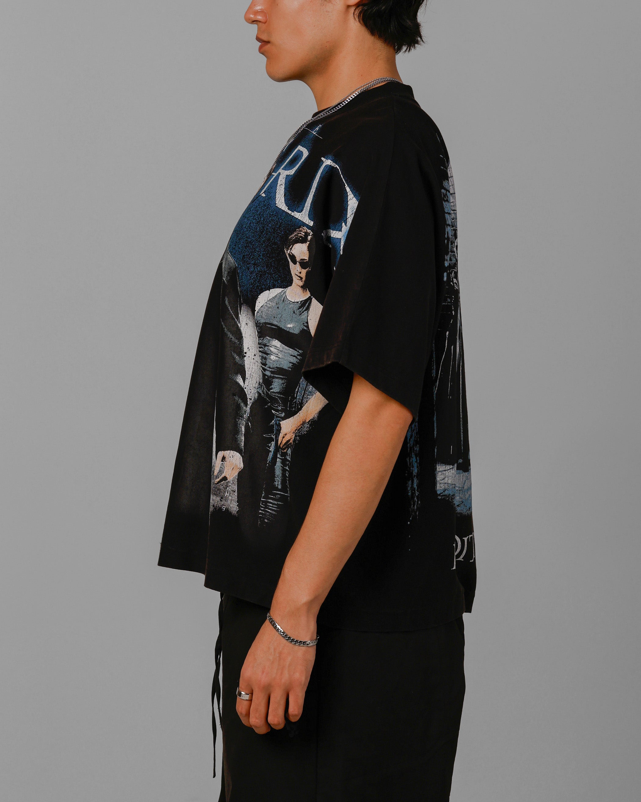 Loiter The Matrix Boxy T-Shirt Washed Black | Culture Kings US