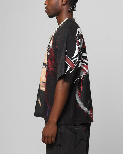 Loiter Star Wars Vader Boxy T-Shirt Washed Black