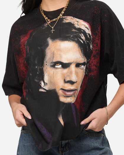 Loiter Star Wars Vader Boxy T-Shirt Washed Black