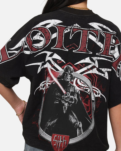 Loiter Star Wars Vader Boxy T-Shirt Washed Black