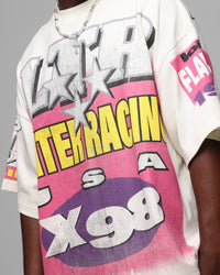 Loiter Racer Box T-Shirt Off White