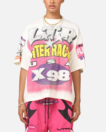 Loiter Racer Box T-Shirt Off White