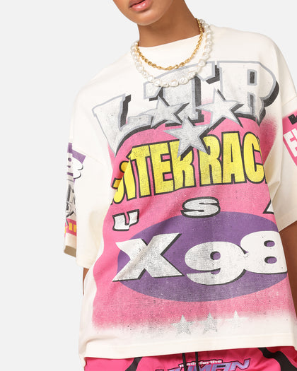 Loiter Racer Box T-Shirt Off White