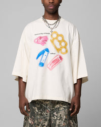 Loiter Security Check Box T-Shirt Off White
