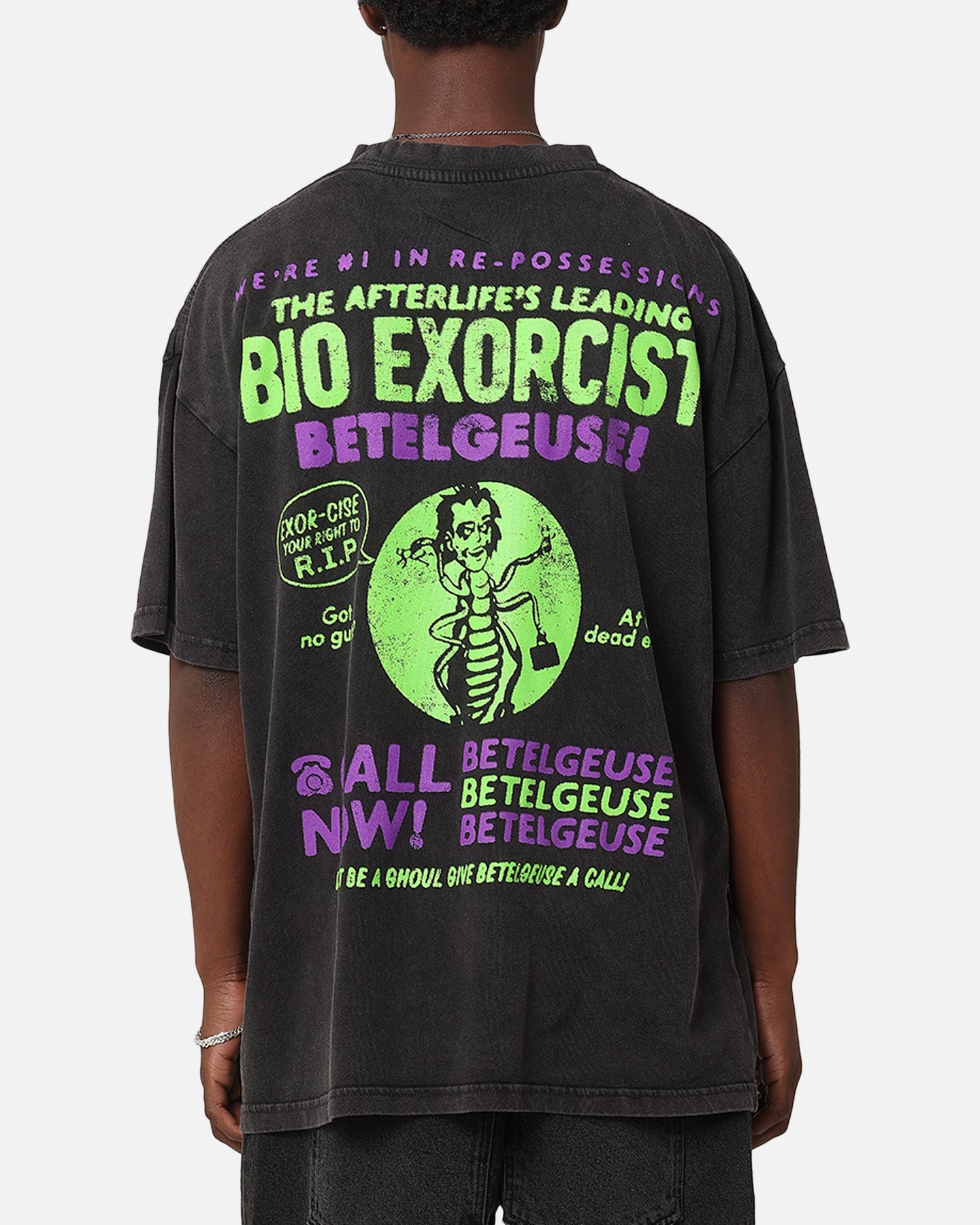 Goat Crew X Beetlejuice Beetlejuice 2 Vintage T-Shirt Black