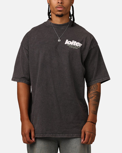 Loiter Bonsai Mock T-Shirt Charcoal