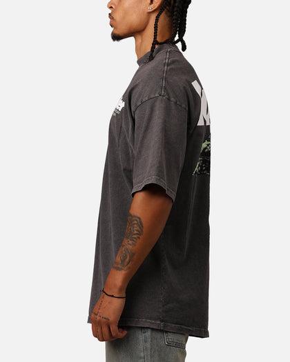 Loiter Bonsai Mock T-Shirt Charcoal