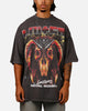 Loiter Digital Insanity Vintage Mock T-Shirt Charcoal