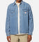 X-Large Denim Western Long Sleeve Shirt Mid Blue