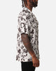 XXIII Floral Textured Button Up Shirt White/Black