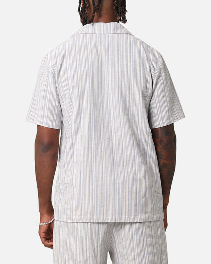XXIII Tulum Stripe Button Up Shirt Cream/Blue