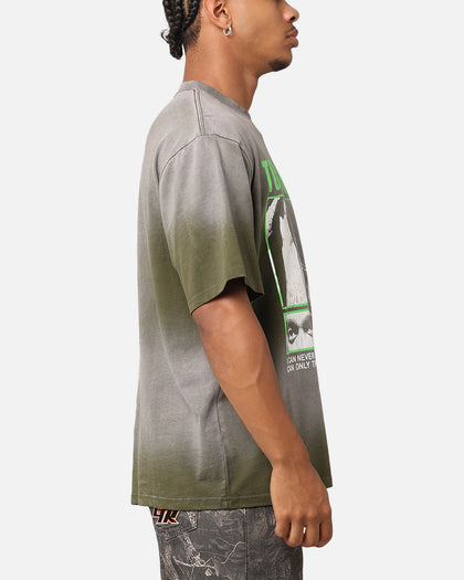 Tupac Never Change Sunfade T-Shirt Vintage Olive