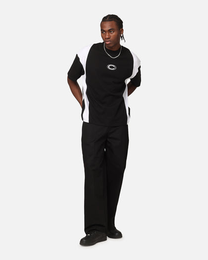 Carre Panelled Oversized T-Shirt Black/White