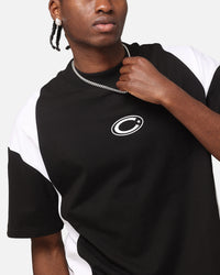 Carre Panelled Oversized T-Shirt Black/White