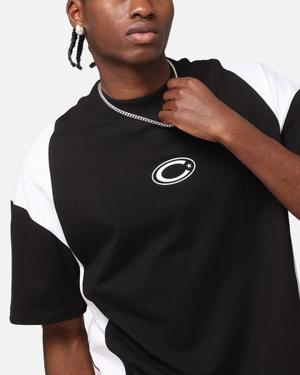 Carre Panelled Oversized T-Shirt Black/White