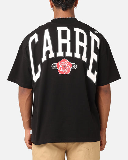 Carre Rose Oversized T-Shirt Black