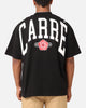 Carre Rose Oversized T-Shirt Black