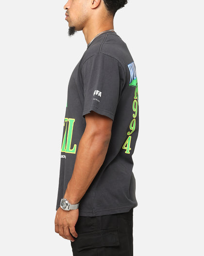 VIPWees T-Shirt In Cotone Biologico Con Caricatura Originale, Leggende Del Calcio Brasiliano, Taglie Uomo Da S A XXXL - 3